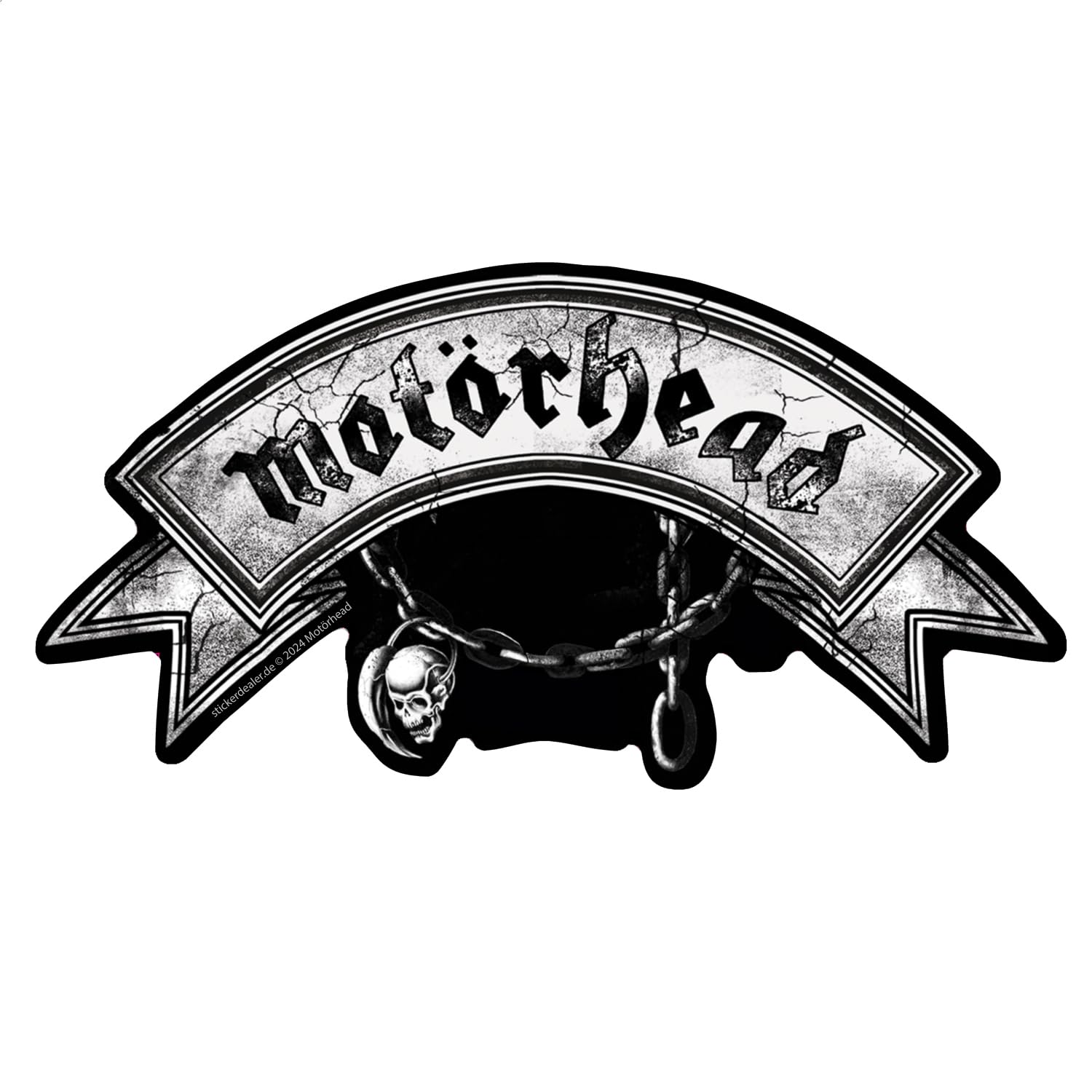 Motörhead Aufkleber Logo with Rockers Sticker Lemmy Bands ca. 17x9 cm von chemstickattack