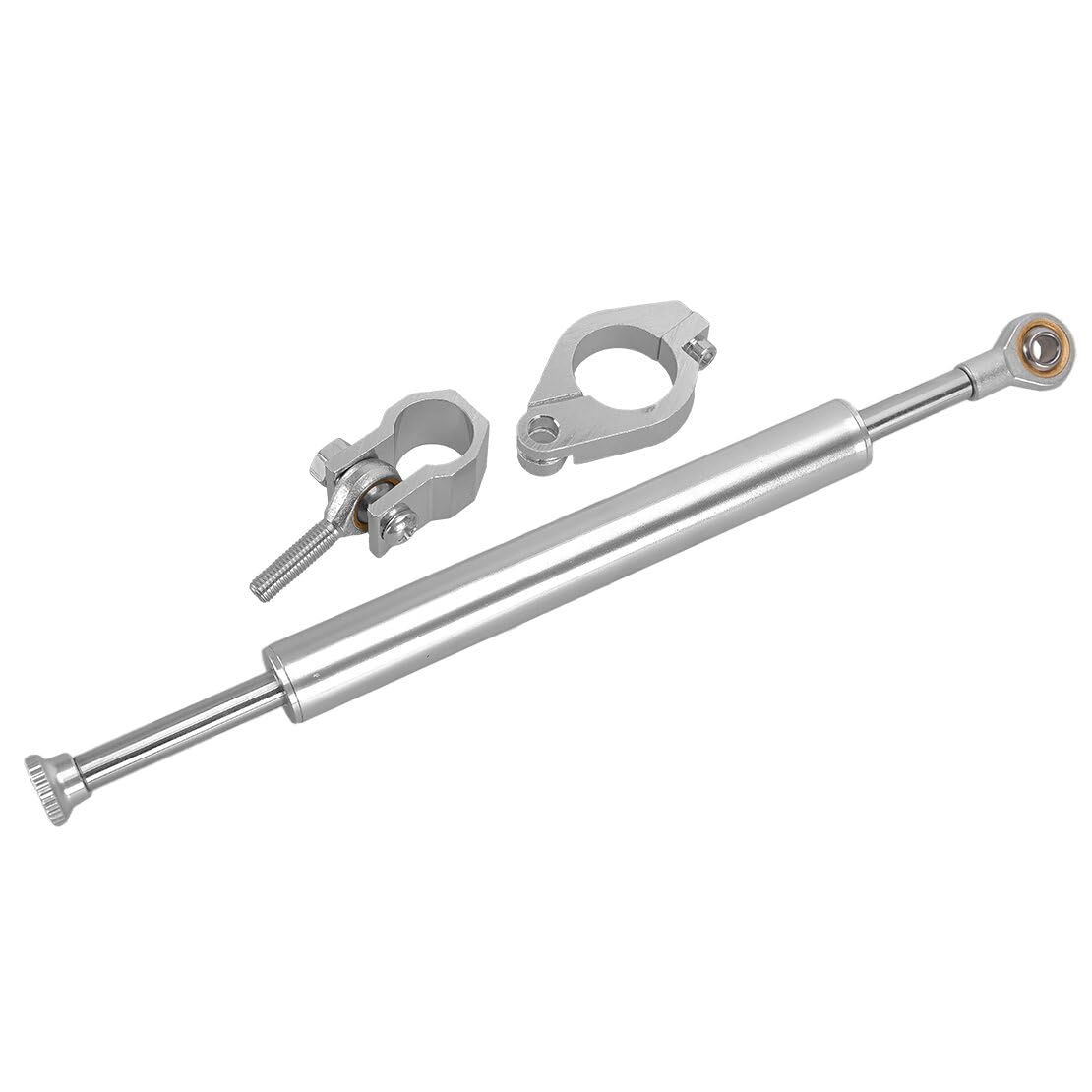 33cm Silberne Aluminium-Legierung Motorrad-Lenkungsdämpfer Vorderradgabel-Stabilisatorhalterung Universal von ciciTree