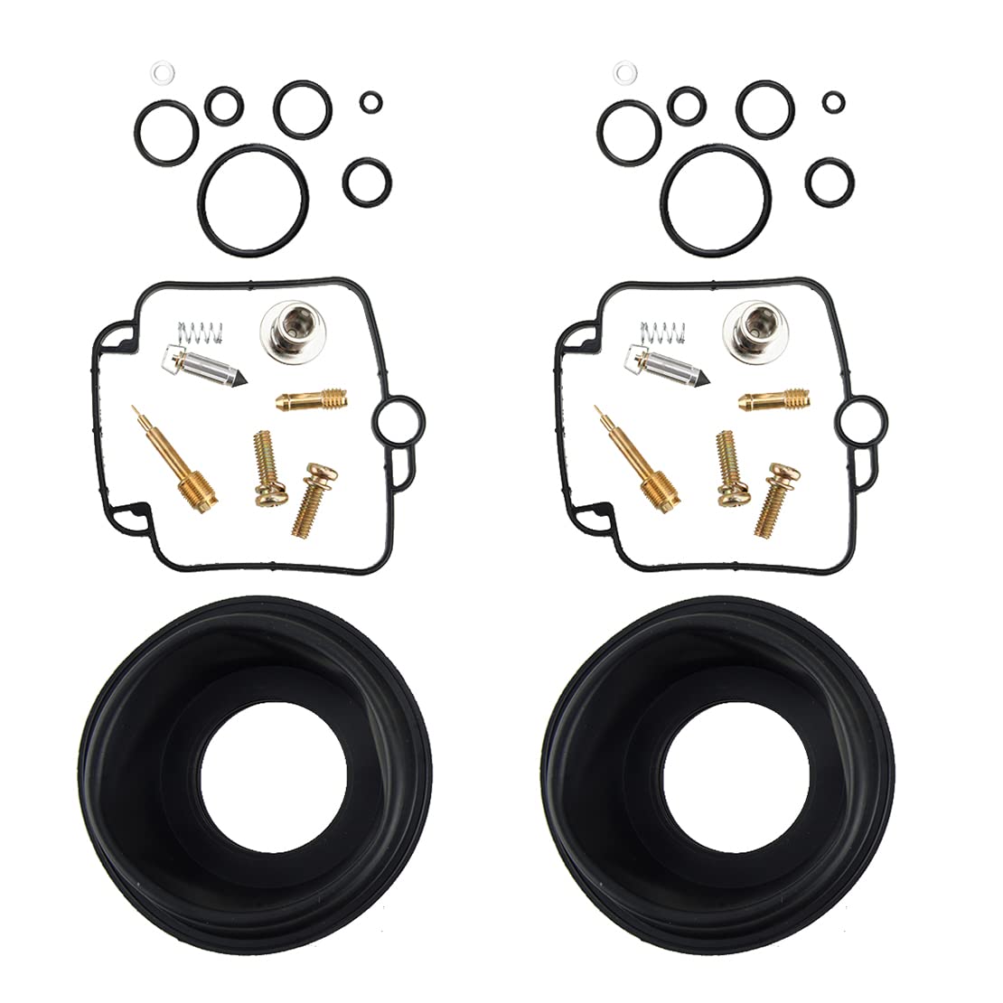 ciciTree 2Set Carburetor Vakuummembran Reparatur Rebuild KIT für Aprilia Pegaso 650 Cube BMW F650 von ciciTree