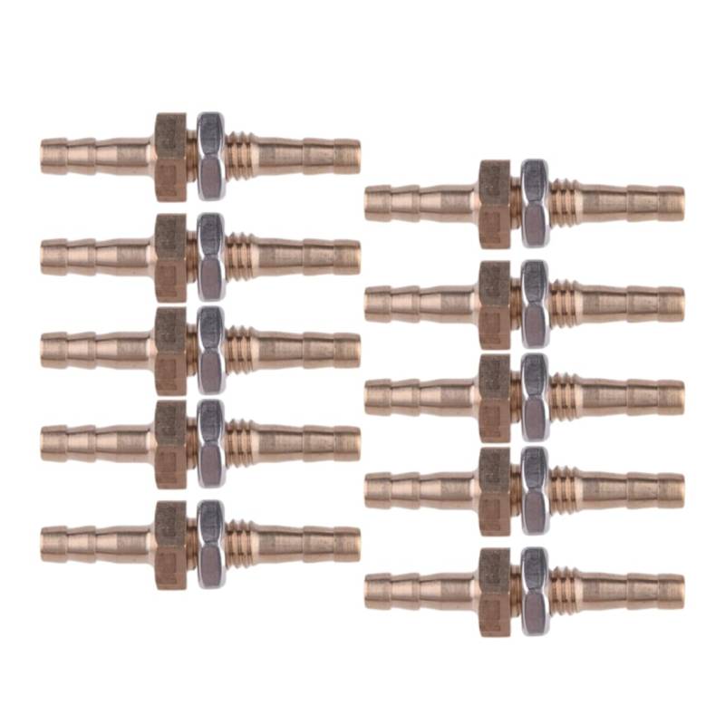 ciciTree 4mm Schlauch Barb Bulkhead Adapter Verbindungsstück Barbed Fitting 10Stück von ciciTree