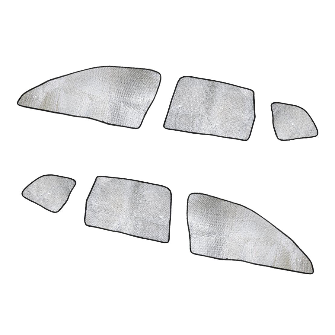 ciciTree Schwarz Silber Fenster Privatsphäre Sunshade Sonnenblende UV-Block Protector Kit fit für Subaru Forester 2019-2023 von ciciTree