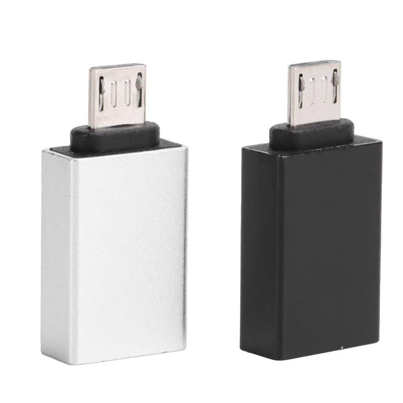 ciciglow Adapter Converter USB, 2Pcs USB to for Android Adapter USB Micro OTG für Laptop Phone PC Gamepad Datenübertragung Aufladen von ciciglow