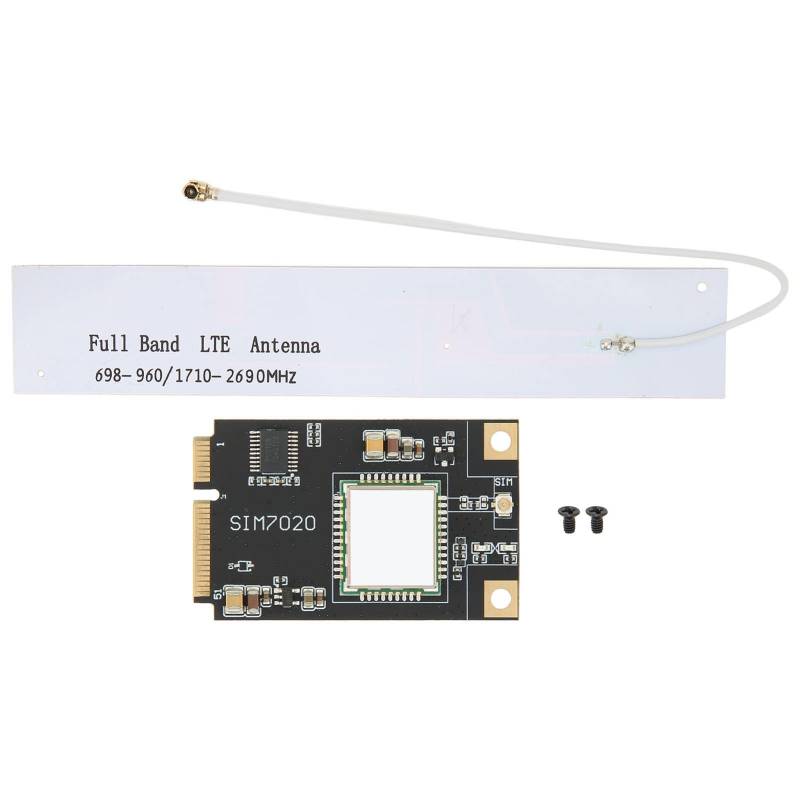 ciciglow PCI‑E Modul, PCI‑E 7020G Modulkarte SIM7020G Chip DIY Programmiermodul mit LTE Antenne für LILYGO®TTGO T‑PCIE M2M Anwendungen von ciciglow