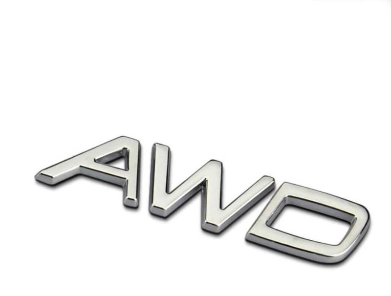 cicisame 1 x 3D-Metall-Aufkleber für Volvo S40 S60 S80 V40 V50 V60 S90 C30 XC40 XC60 XC70 XC90 Auto-Emblem Zubehör (AWD) von cicisame