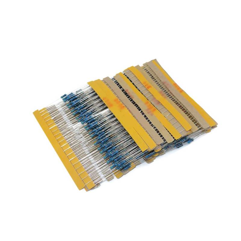 30 Arten 1/4W Widerstand 1% Metallfilm Widerstandspaket Sortiertes Kit 1K 10K 100K 220OHM 1M Widerstand,300pcs set von cizihuu