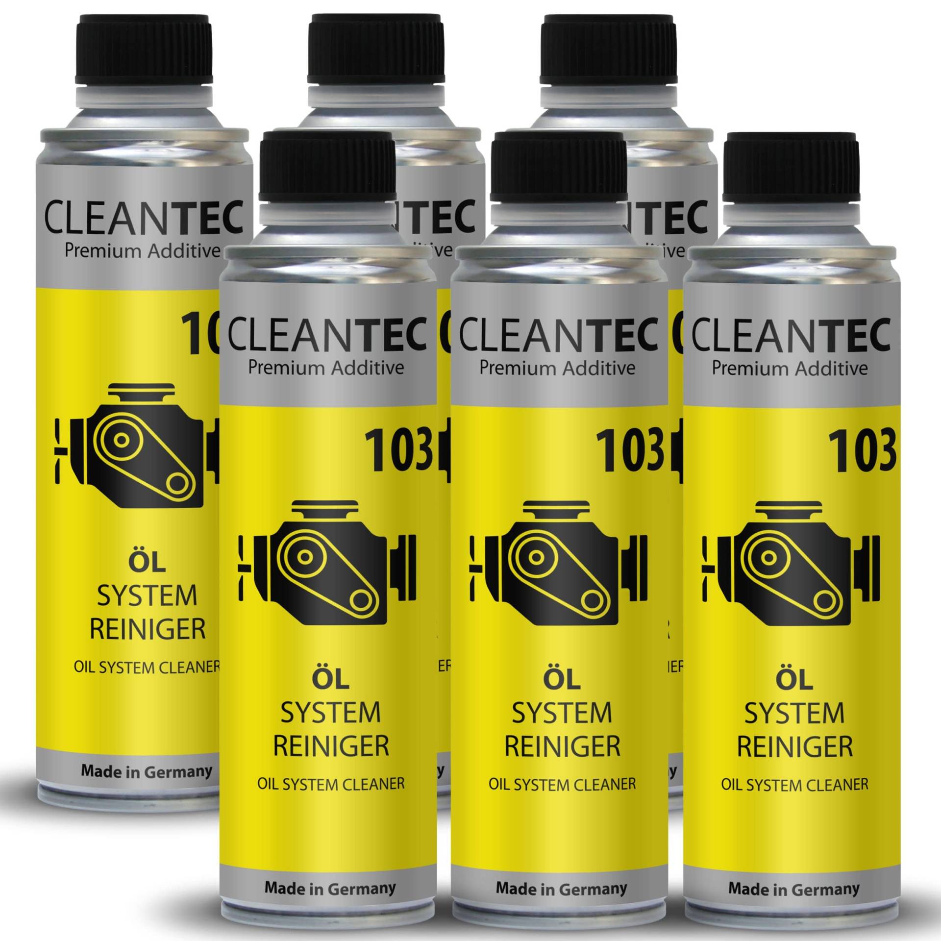 CleanTEC 103 Motorspühlung Motorreinigungs Additiv Ölschlammspülung beim Ölwechsel Engine Flush (6) von cms CleanTEC GmbH