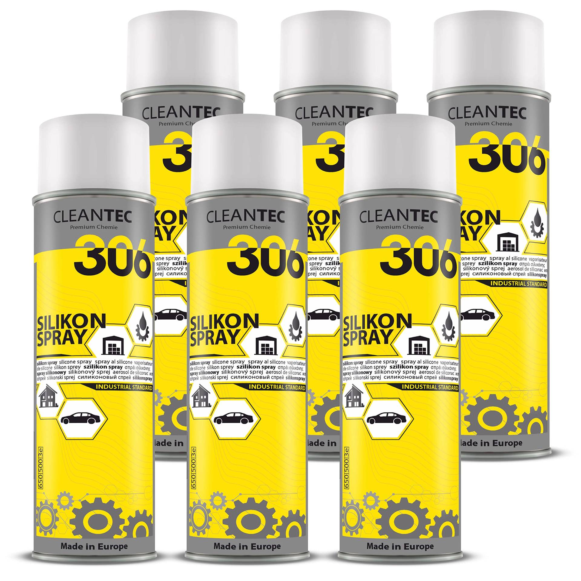 CleanTEC 307 Zinkspray 400ml hitzebeständiger Rostschutz für Metalloberflächen (6) von cms CleanTEC GmbH