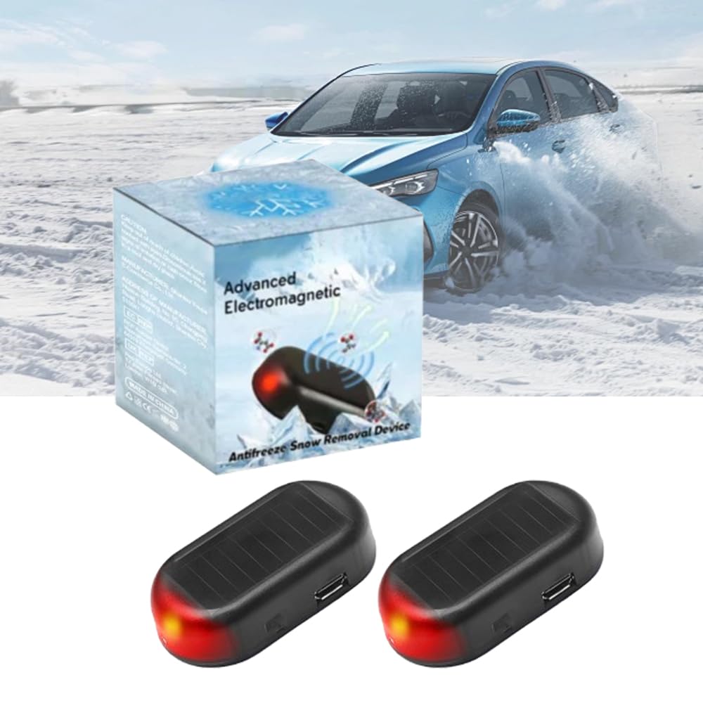 Auto Enteiser, Anti-Snow Tragbare Kinetische Molekularheizung, Elektromagnetische molekulare Interferenz Frostschutzmittel Schneeräumungswerkzeug, Mikrowellen Molekular Enteisung Instrument (2PCS) von comepew