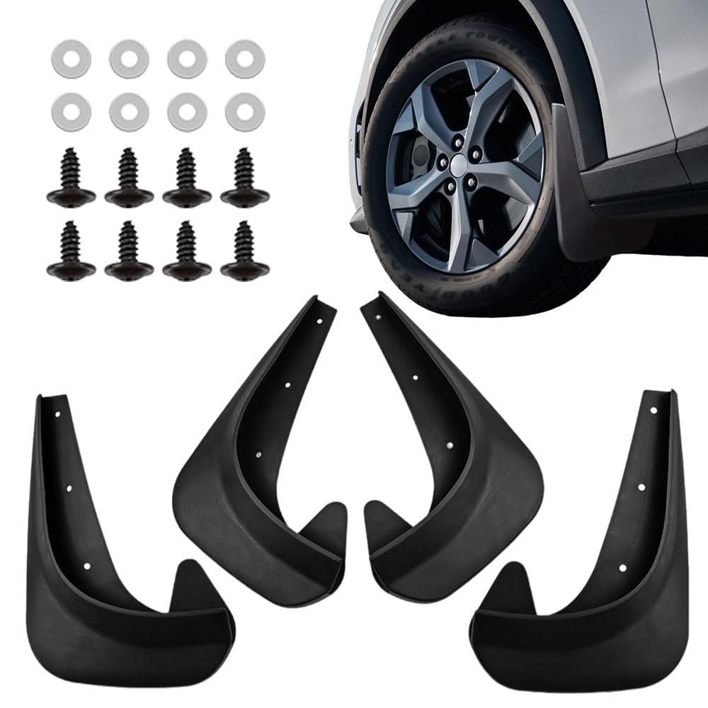 Universal Car Wheel Fender, 2024 Neuest Anhänger Kotflügel, Auto Rad Fender für Vorne Hinten Schmutzfänger Schmutzfänger Universal Mudguards für Auto-Protektor und Dekoration (4 PCS) von comepew