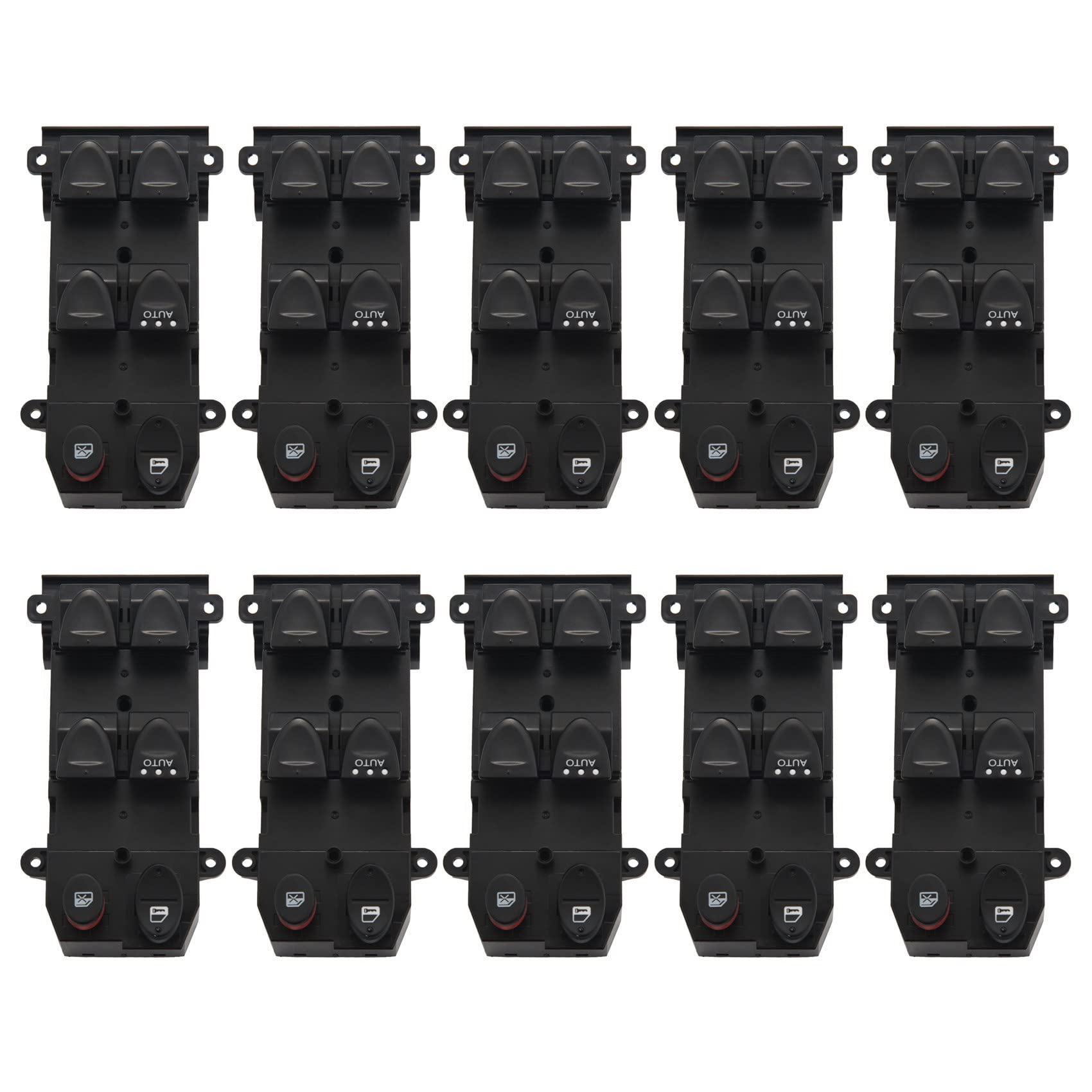 coserori 10 x Hauptschalter für elektrische Fensterheber, Ersatz für 1.3 1.8 2.0 2006–2011 vorne links Fahrerseite Power Control Switch von coserori