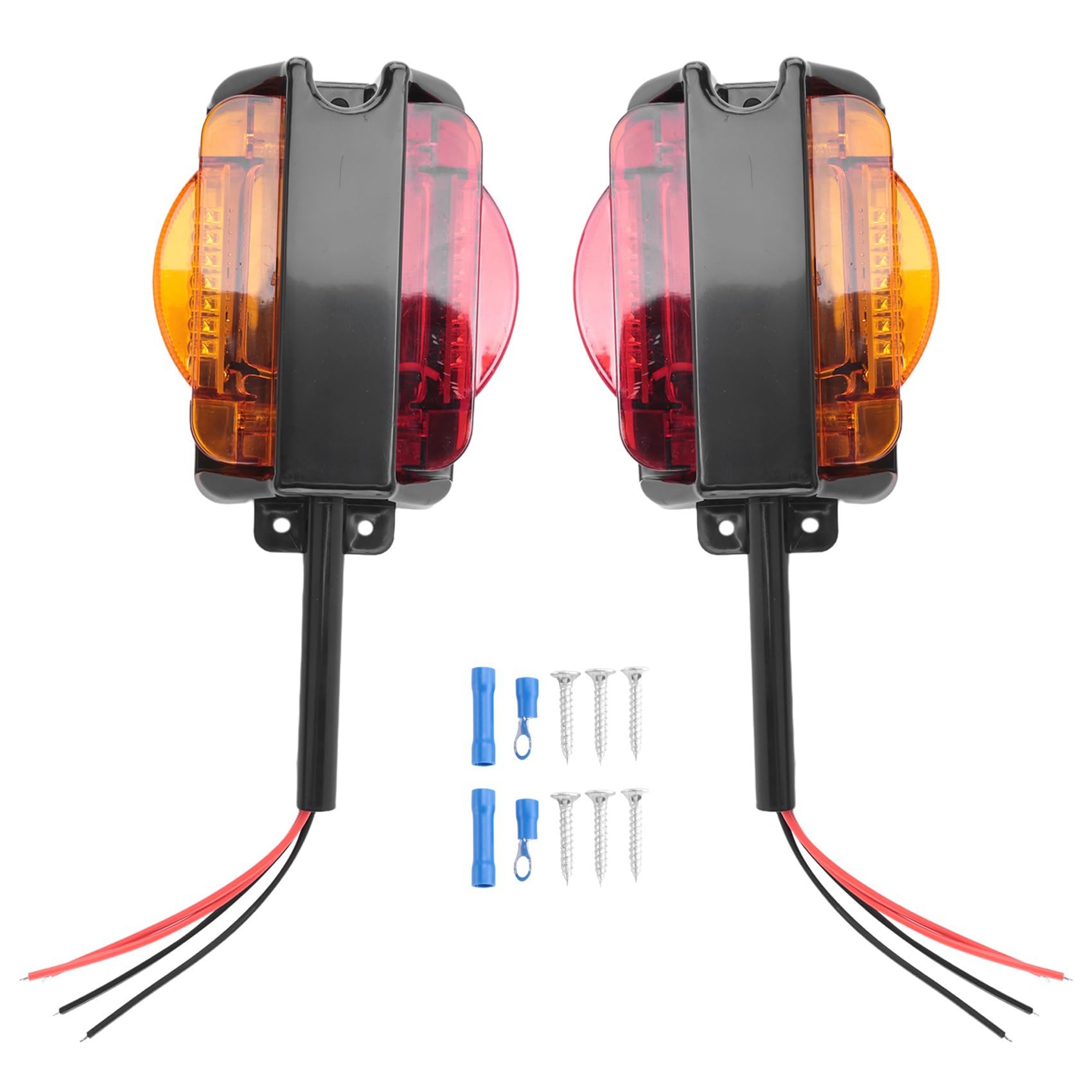 coserori 2 x bernsteinfarbene LED-Markierungsleuchten, LED-Abstandsleuchten, Anhängerleuchten von coserori