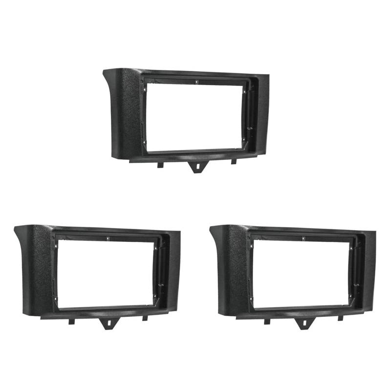 coserori 3X 2 Din Auto Radio Fascia für 2011-2015 DVD Stereo Rahmen Platte Adapter Armaturenbrett Einbau Blende von coserori