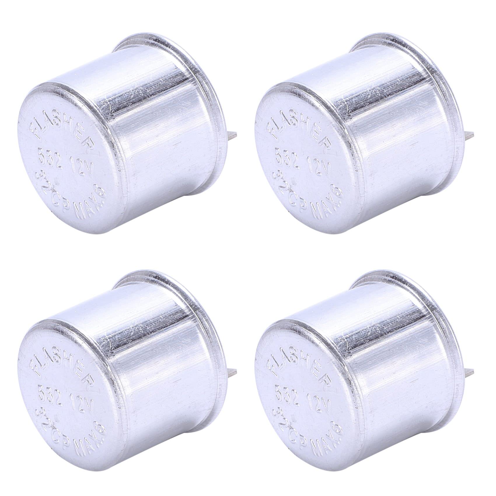 coserori 4X Klassisches Auto Blink Geber Relais Blinker 12V Licht Blinker 2 Pin von coserori