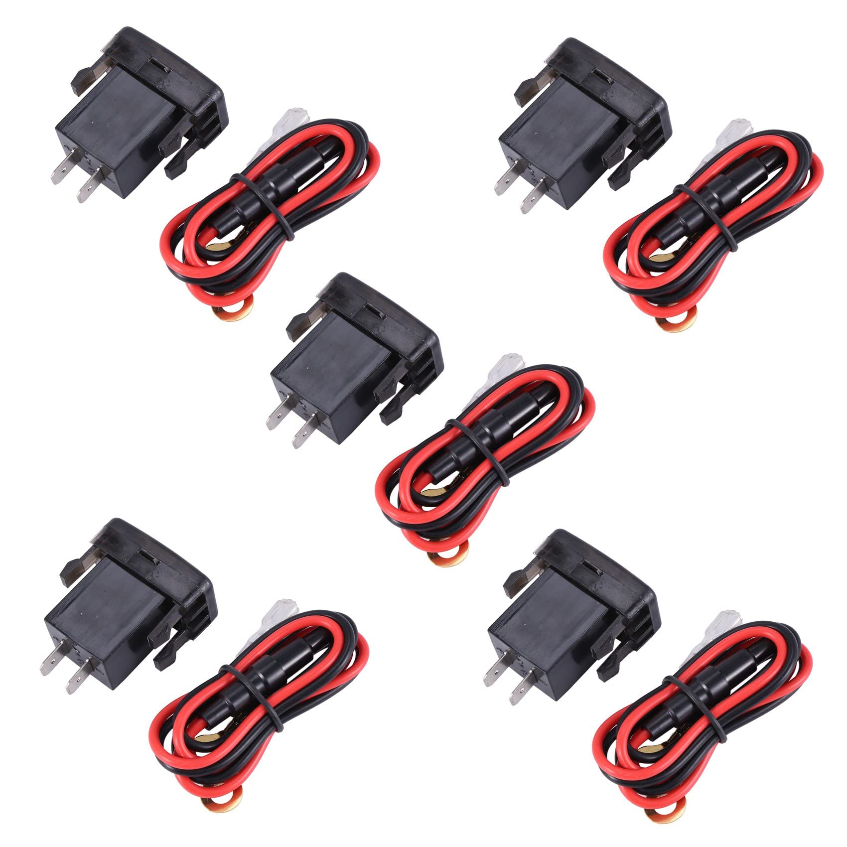 coserori 5X Auto Buchse Dual USB Port Volt Display Adapter Passen für Rot von coserori