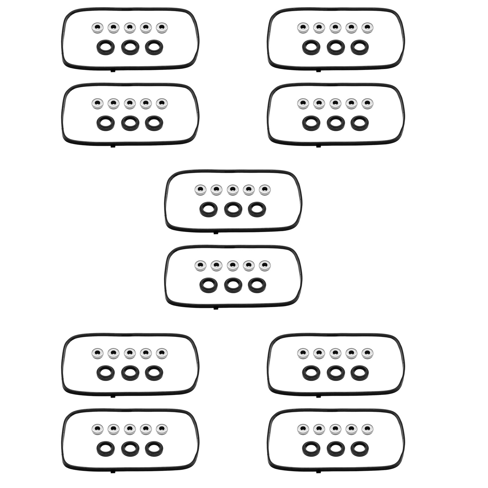 coserori 5X Motor Ventil Deckel Dichtungs Satz 12030-P8A-A00 für -Accord Pilot TL 3.0L 3.2L 3.5L V6 von coserori