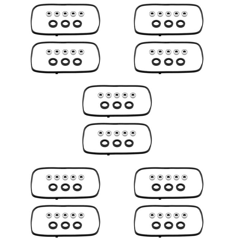 coserori 5X Motor Ventil Deckel Dichtungs Satz 12030-P8A-A00 für -Accord Pilot TL 3.0L 3.2L 3.5L V6 von coserori