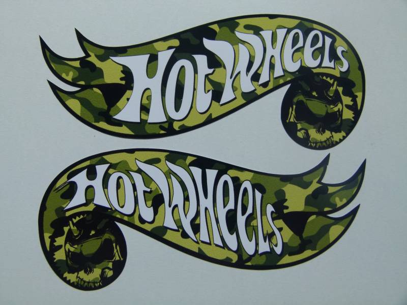 cut-it folientechnik & design MG314 / 2X Camo Kult Aufkleber je 11,5x4,5cm Army Hot Rod Tuning Sticker Muscle Car Racing Old School Vintage Retro Style Camouflage von cut-it folientechnik & design