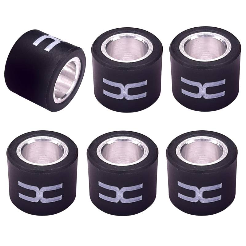 (6x) VARIOGEWICHTE VARIOROLLEN 19x17 MM 5.5G ZU 12G 125CC ROLLER VARIOMATIK MOPED MOTORRAD MOFA MOKICK (9g) von cyclingcolors