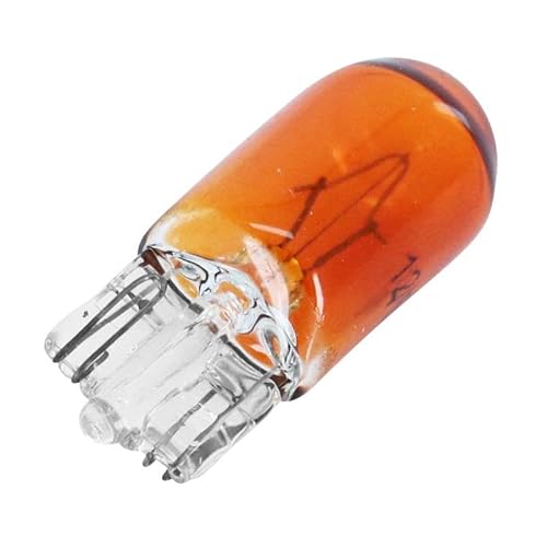 12V 5W T10 W2.1x9.5D ORANGE WEDGE GLÜHBIRNE AUTO GLASSOCKEL BLINKER GLÜHLAMPE von cyclingcolors