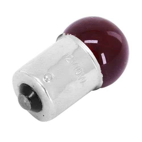 12V 10W BA15S ROT GLÜHBIRNE MOTORRAD STOPLAMPE BREMSLICHT AUTOBIRNE LAMPE GLÜHLAMPE MOPED ROLLER FRONT BIRNE von cyclingcolors