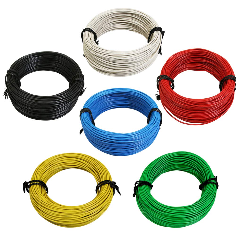 Kabel METERWARE 1mm² FAHRZEUGLEITUNG MOTORADD Moped Garten Traktor RASENMÄHER (Grün) von cyclingcolors