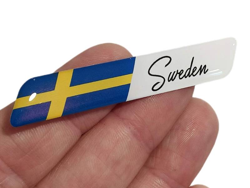 decal arts 3D Gel Silikon Schweden Flagge Badge Auto Panel Karosserie Selbstklebend Emblem Aufkleber Fahrzeug Auto Tuning Emblem von decal arts