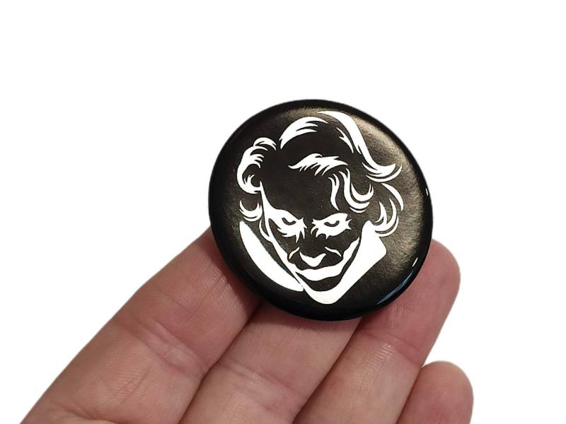 decal arts 4 x 60 mm 3D Gel Auto Felgendeckel Universal Felgen Nabenkappen Joker Stil Fahrzeug Auto Tuning Emblem Fahrzeug Auto Tuning Emblem von decal arts