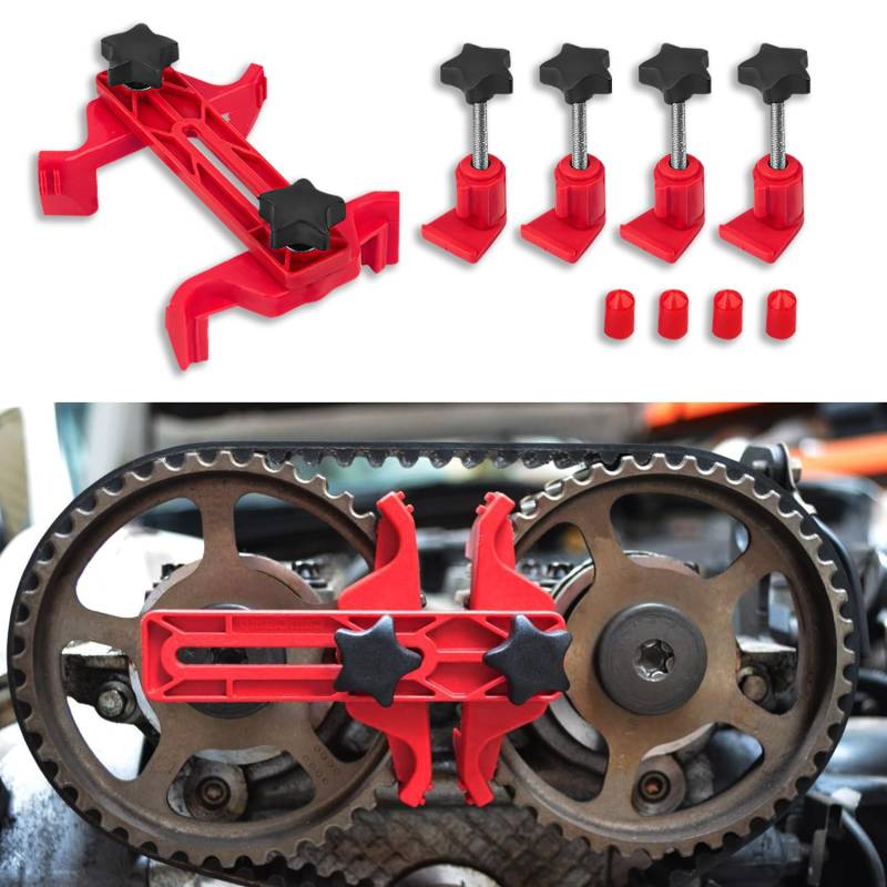 deemars Nockenwellenhalter-Werkzeugsatz, Motor-Zahnriemen-Werkzeuge, Autozubehör Nockenwellenlager-Werkzeugsatz Mechanikerwerkzeuge Universal für die meisten Autos, Lastwagen und Transporter von deemars