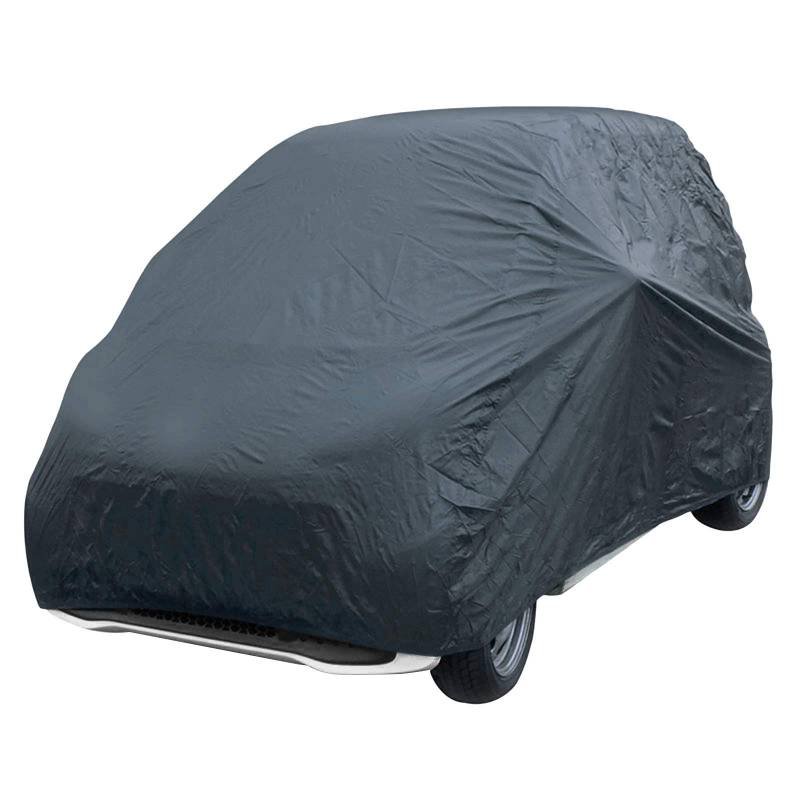 Auto Ganzgarage Plane Cover | XS 277x162x136 cm | Midnight Olive | mit Gummizug von deiwo