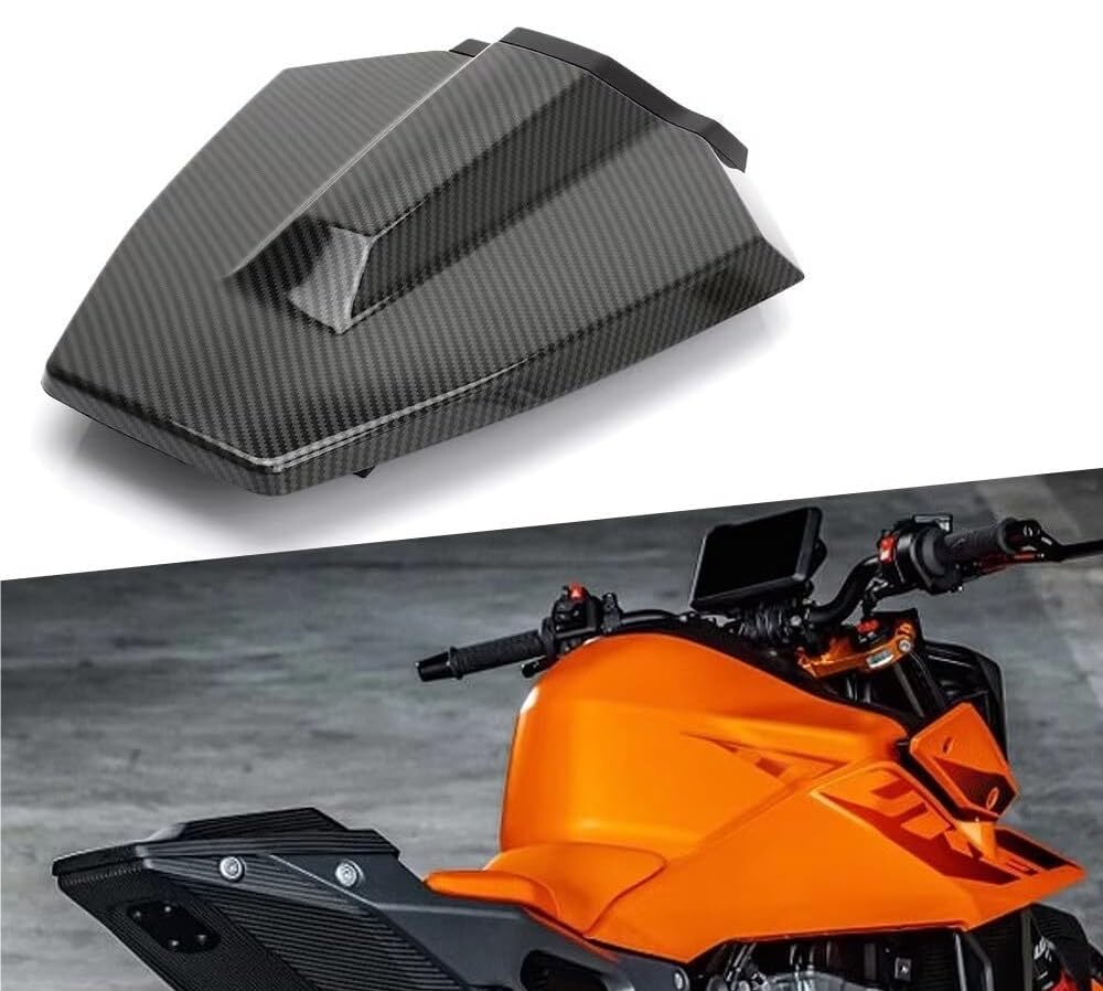 Motorrad-Rücksitzabdeckung für KTM 990 Duke 2024 – Beifahrer-Sozion-Heckverkleidung, Mattschwarz und Kohlefaser-Optionen (Kohlefaser) von derphy