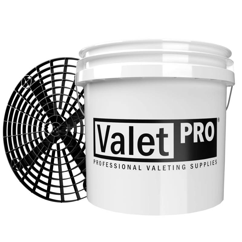 detailmate Set - ValetPRO Wash Bucket 3,5 Gal (ca.12L) Wascheimer by Grit Guard + GritGuard Einsatz von detailmate