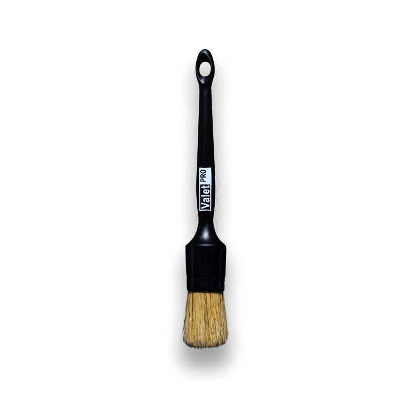 detailmate ValetPRO Large Sash Brush No. 16 Black - großer Reinigungspinsel weich, BRU 19 + Nitril Schutzhandschuh von detailmate