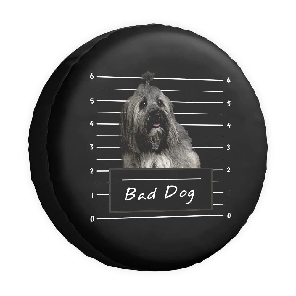 Lovely Havanese Dog Spare Tire Cover Bad Dog Pet Animal Wheel Protectors Covers Waterproof 14 Inch Wheel Covers Universal for Trailer RV SUV Truck Camper Travel Trailers von dfjdhegj