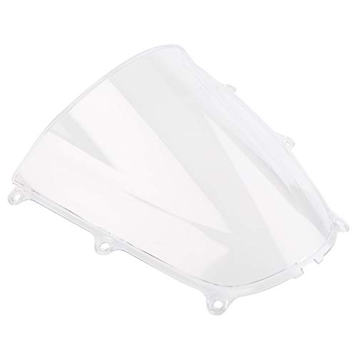 Motorrad-Windschutzscheiben-Spoiler, Motorrad-Windschutzscheibe, kratzfeste Windschutzscheibe, passend für CBR600 RR F5 2005 2006 / CBR 600 RR 05 06 (Farbe: Schwarz) (transparent) von djhyfbdhgfcbgdxas