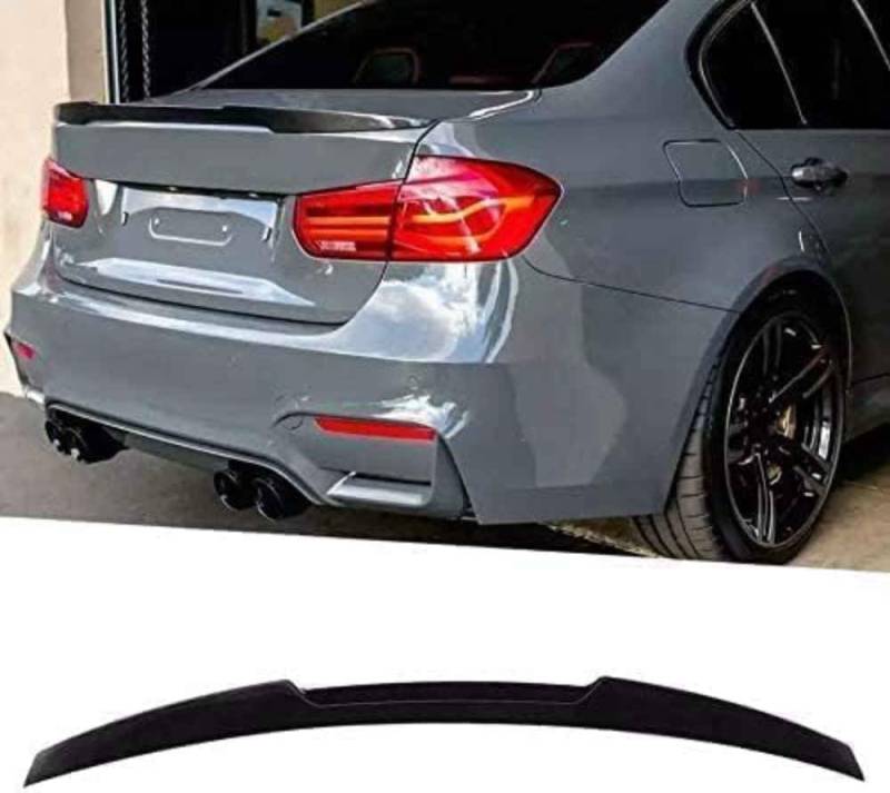 Rear Spoiler für BMW 3er F30 M3 F80 2013 2014 2015 2016 2017 2018 2019 Kofferraumspoiler Rear Wing Car Roof Spoiler Spoiler Wings Heckklappe Dachspoiler Accessories， von dmSJEr