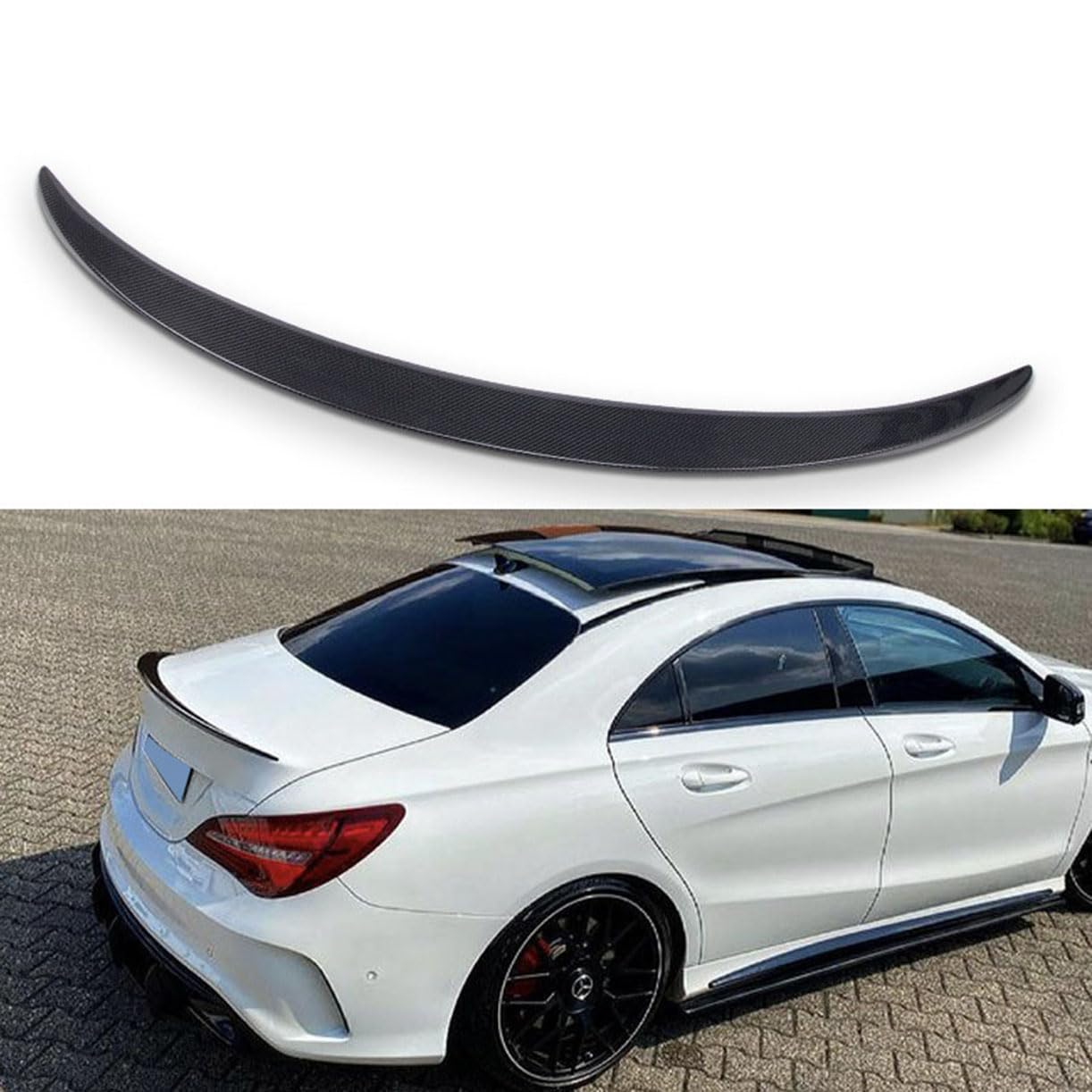 Auto Heckflügel Auto Heckspoiler Auto Mods Auto Styling Zubehör, für Mercedes-Benz CLA W117 AMG von dnofowl