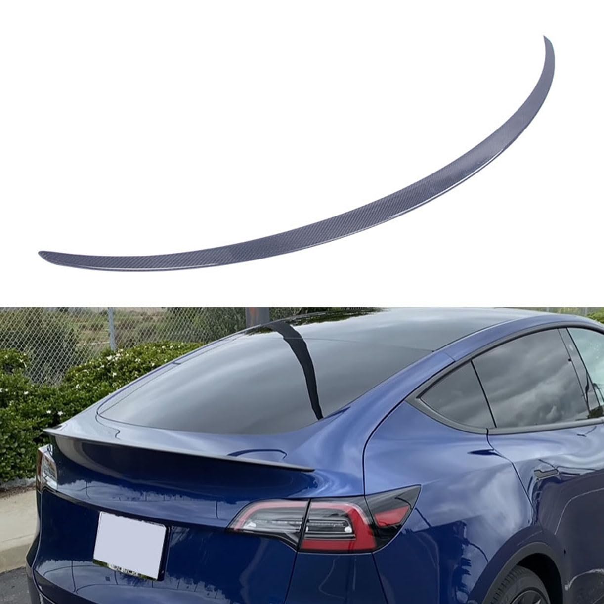 Auto Heckflügel Auto Heckspoiler Auto Mods Auto Styling Zubehör, für Tesla Model Y von dnofowl