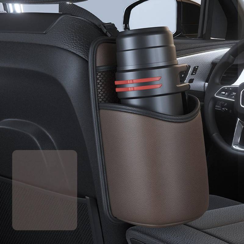 Auto Tassenhalter,Autositz Tasse Beutel,Auto Tasse Lagerung Zubehör,für Lexus 300 250 300h 350 200d 220d CT200h,B-Brown von dnofowl