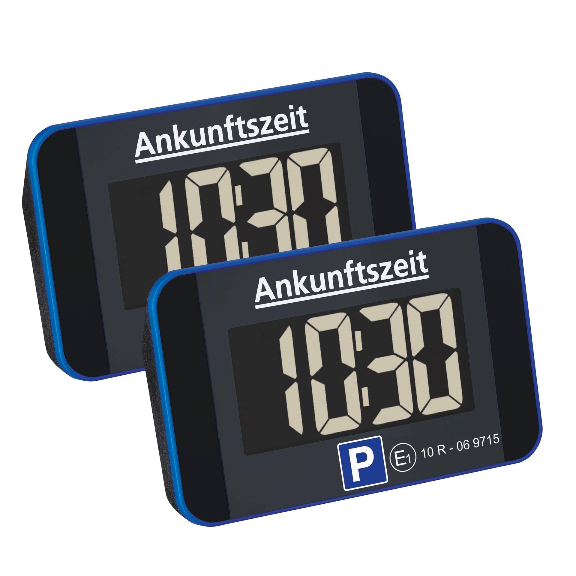 dnt Elektronische Parkscheibe ParkScreen mit Zulassung vom Kraftfahrt-Bundesamt, DNT000022 (2er-Set) von dnt