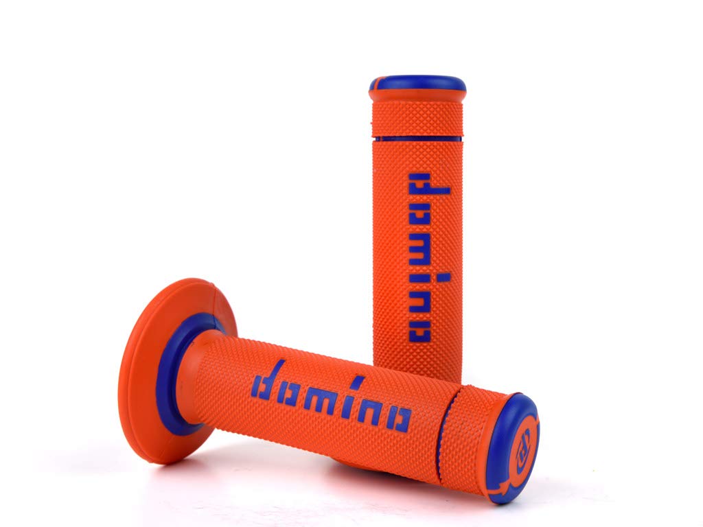 Griffe Satz Domino A190 Off-Road orange/blau von DOMINO