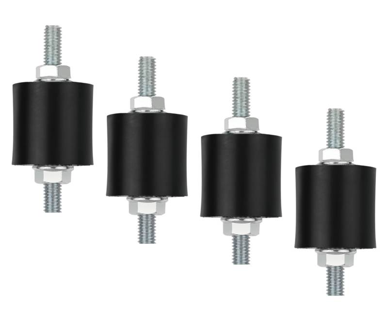 ds. unverwechselbarer Gummi-Stoßdämpfer vom Typ VV, doppelendiger äußerer Drahtmotor, Anti-Vibrations-Pufferblock, zylindrische Gummiauflage, M6-Größe, Geräte-Vibrationsisolator von ds. distinctive style