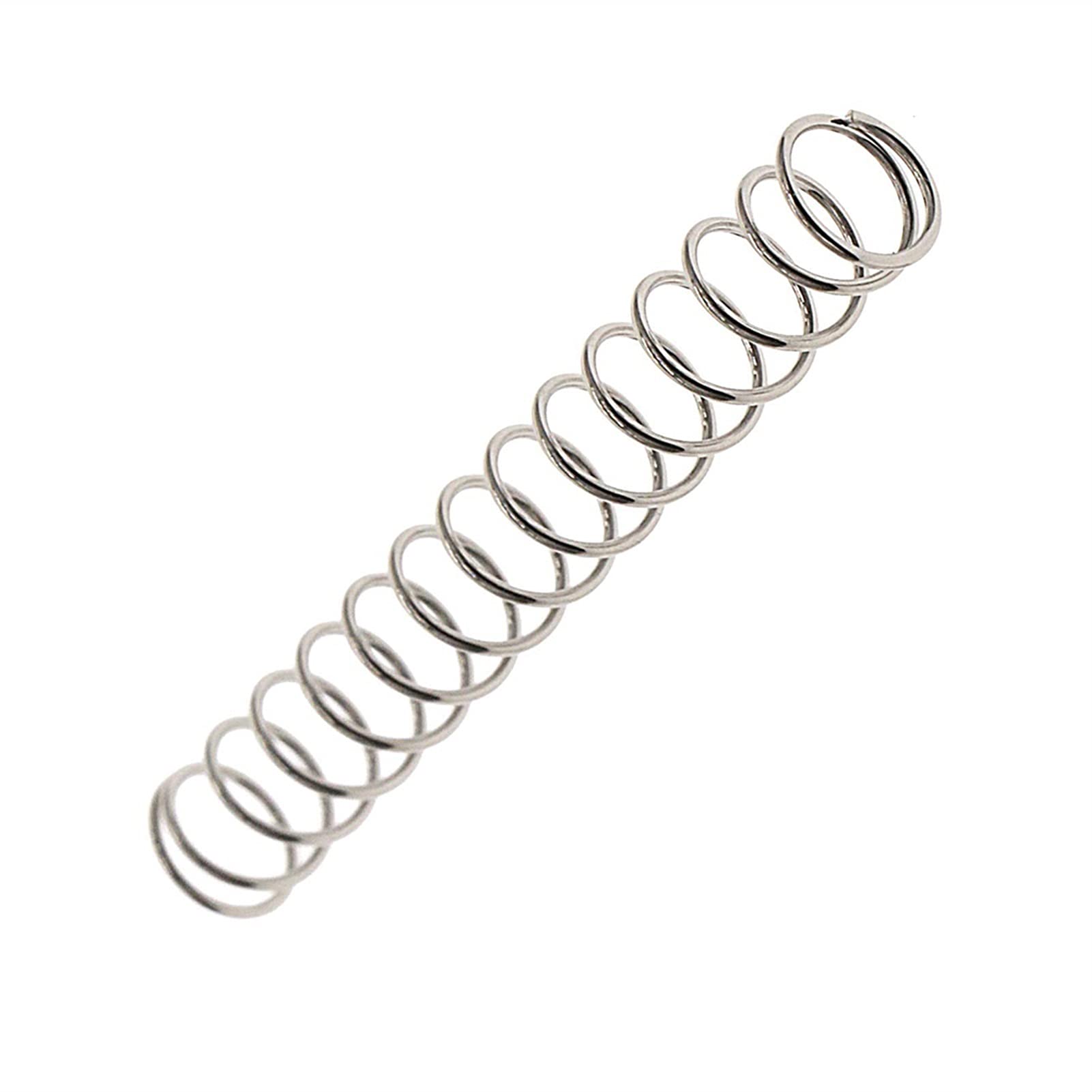 Verlängerungs-Druckfedersatz, 1 Stück Druckfeder, Entriegelungsfeder, Rückholfeder, Drahtdurchmesser 0,6 mm, Außendurchmesser 3 mm – 12 mm, Länge 300 mm,(0.6 X 11 X 300) von dvnFWKc