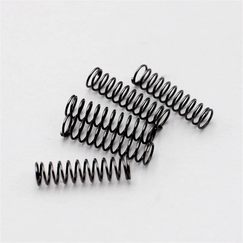 Verlängerungs-Druckfedersatz, 5-teilig, kleine Druckfedern, Drahtdurchmesser 0,2 mm, Außendurchmesser 2,5 mm, Länge 5 mm bis 50 mm,(0.2x2.5x5mm) von dvnFWKc