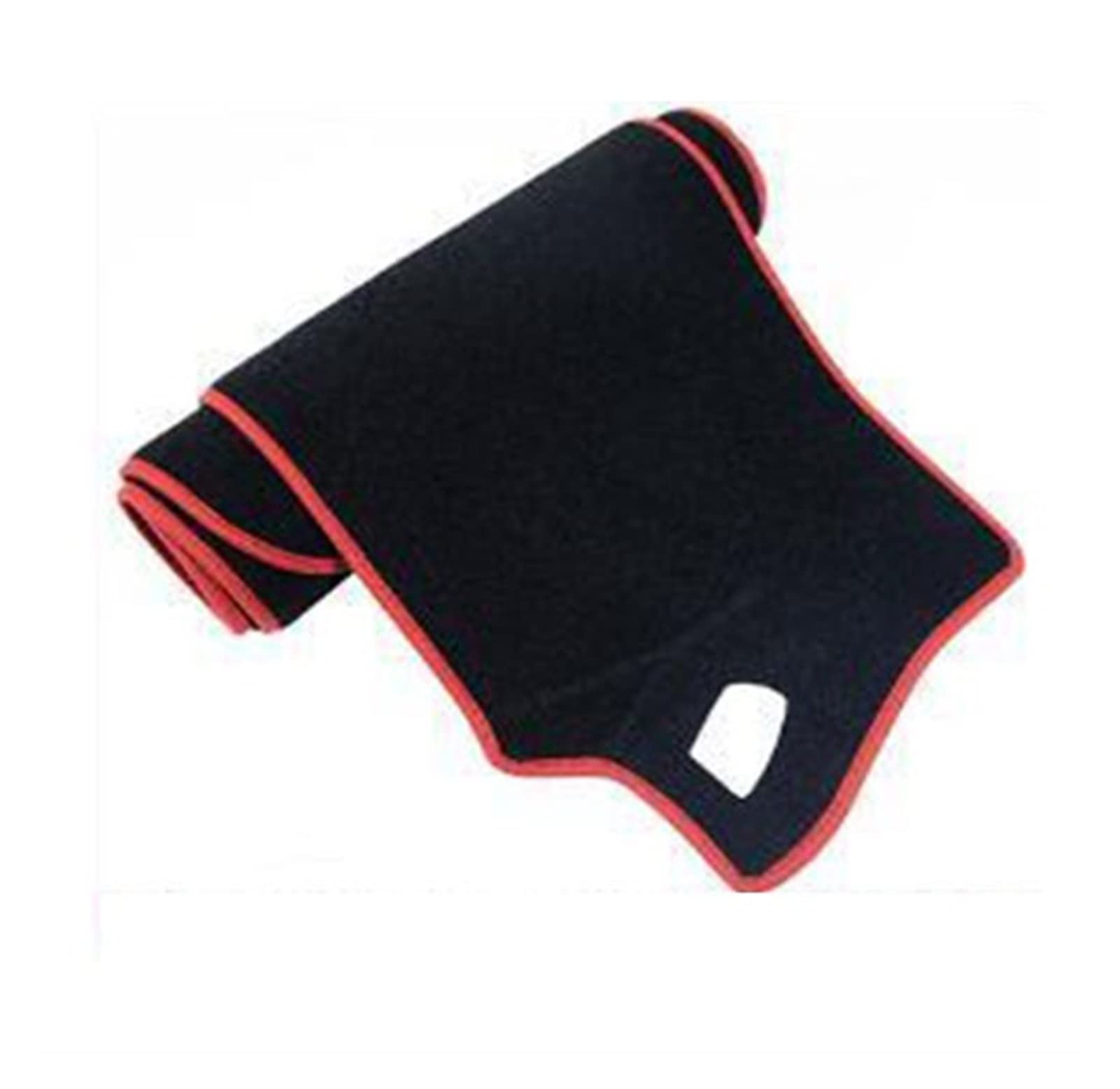 Für Für Corolla E140 E150 2007 2008 2009 2010 2011 2012 2013 Dashboard Mat Cover Car Pad Sonnenschirm Teppich Auto Dash Matte Teppich(Polyester Red Edge) von dzstnbhd