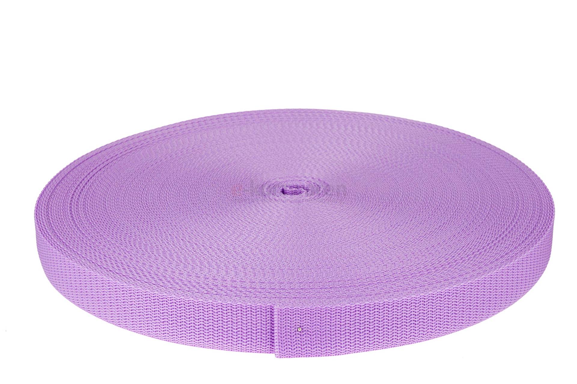 Gurtband Polypropylen 2m oder 5m lang - 32 Farben Breiten: 20mm 25mm 30mm 40mm 50 mm (375 Heidekraut) von e-kurzwaren