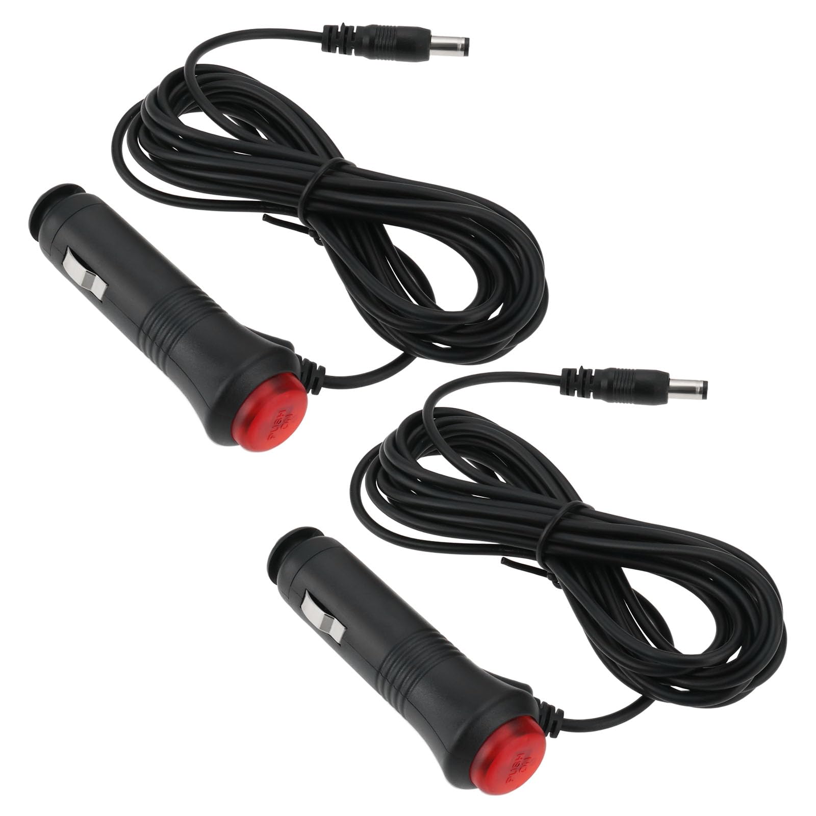 eMagTech 2 Stück 12 V Auto-Netzteil-Adapterkabel 3 M Kompatibel mit Cello LED-Fernsehern für Auto Wohnmobil Caravan LKW Boot TV-Kabelschalter von eMagTech