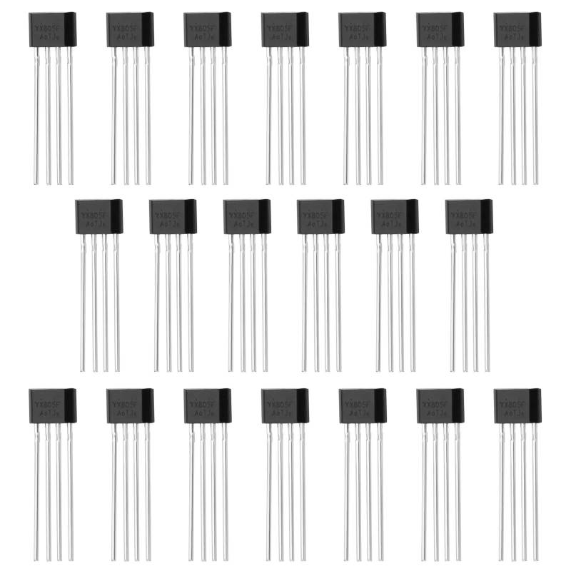 eMagTech 20x LED IC Solar Power Treiber Ladecontroller YX805F YX805A Geeignet für 1.2 V Akku Powered Solar Rasen Lichter von eMagTech