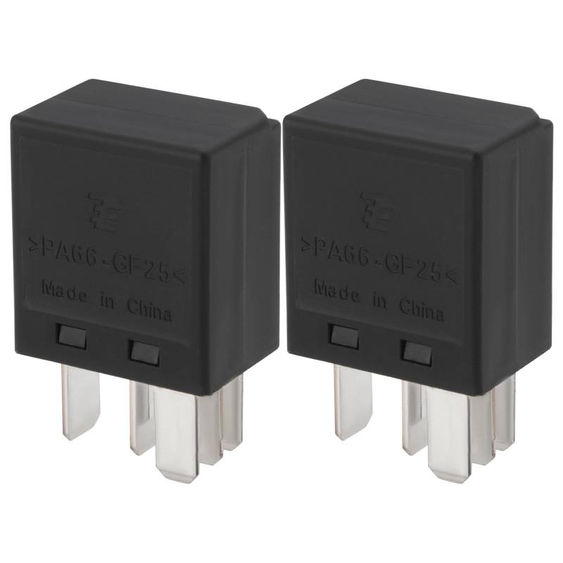 eMagTech 2pcs STK. 12 V/25 A 5-poliges Mikrorelais V23074-A1001-A403 Relais für Kfz-Umrüstschalter Heizungsmotoren Lüfter Pumpen Und Scheinwerfer von eMagTech