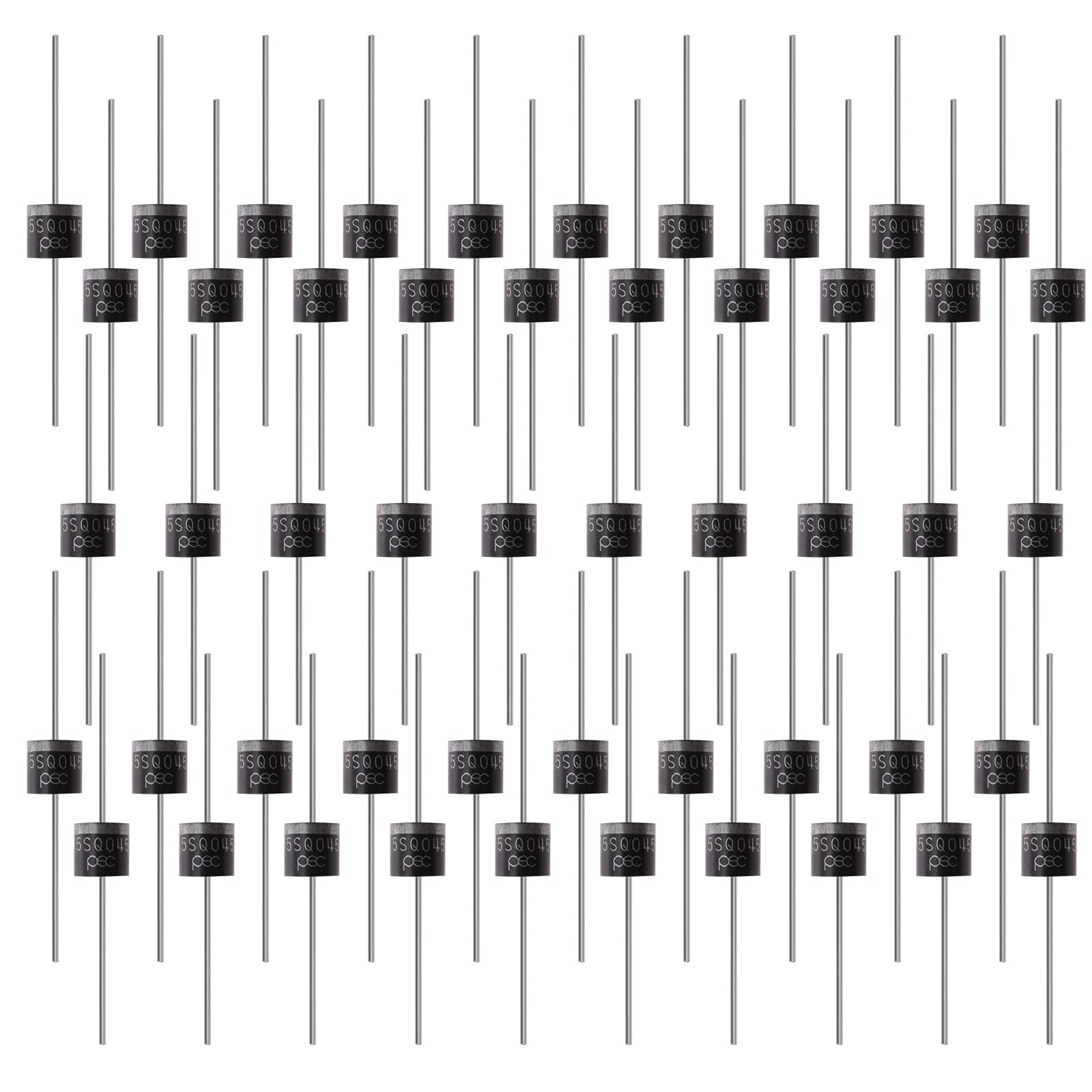 eMagTech 50-teilig Schottky Diode Set 15A 45V Axial 15SQ045 Schutzdioden Siliziumdioden Solardiode Elektronische Bauteile für Solarpanel Auto TV usw. von eMagTech