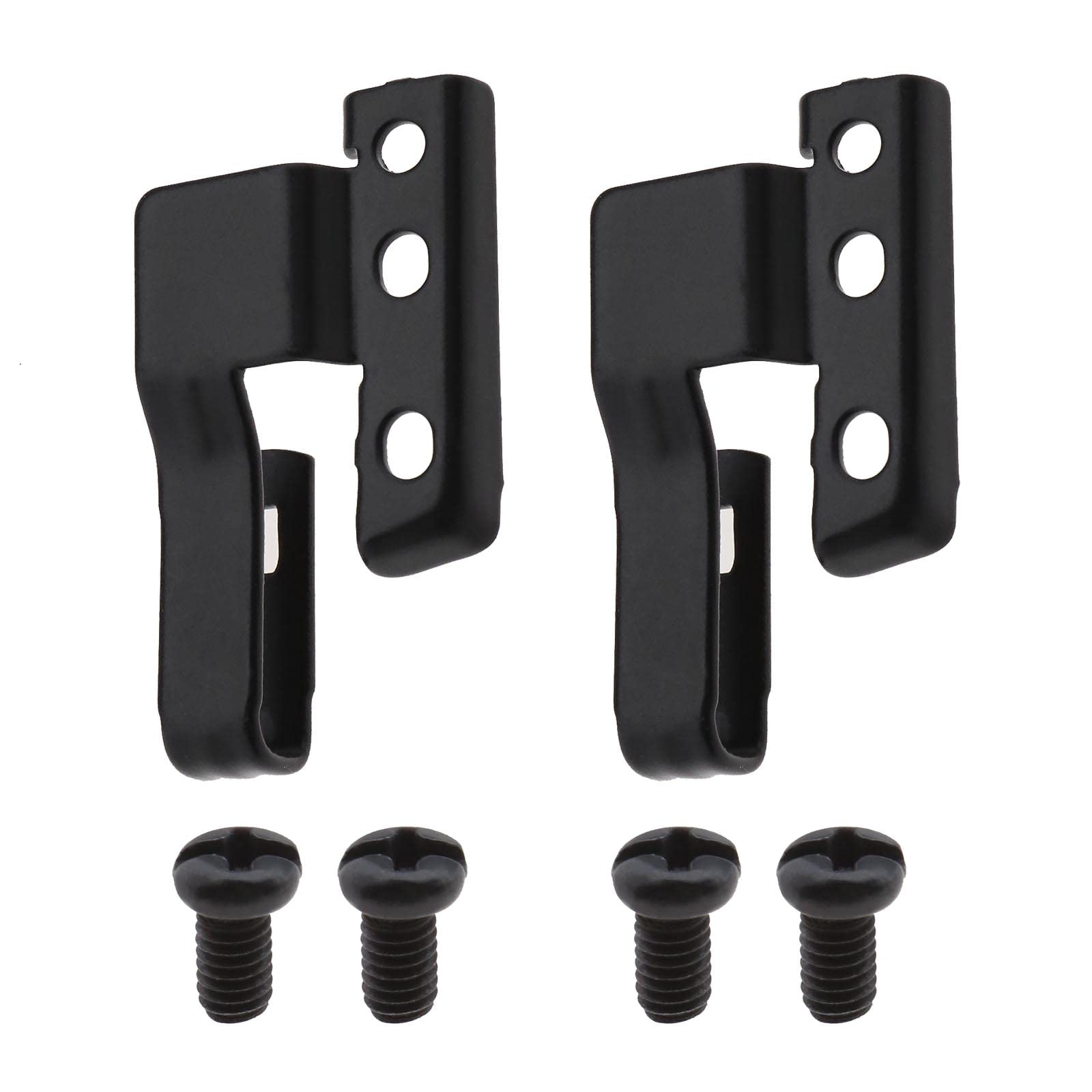 eMagTech Set Front Scheibenwischerblatt Arm Adapter Montagesatz mit Schrauben für Fahrzeug Metall Schwarz 3392390298 89221001101 Automotive Ersatzteile von eMagTech